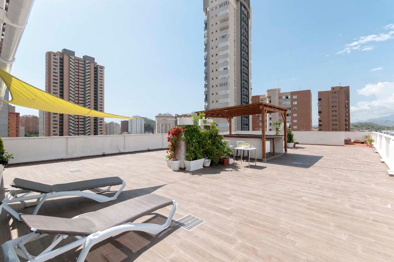 Апартаменти Atico Con Enorme Terraza Y Chill Out Particular Бенідорм Екстер'єр фото