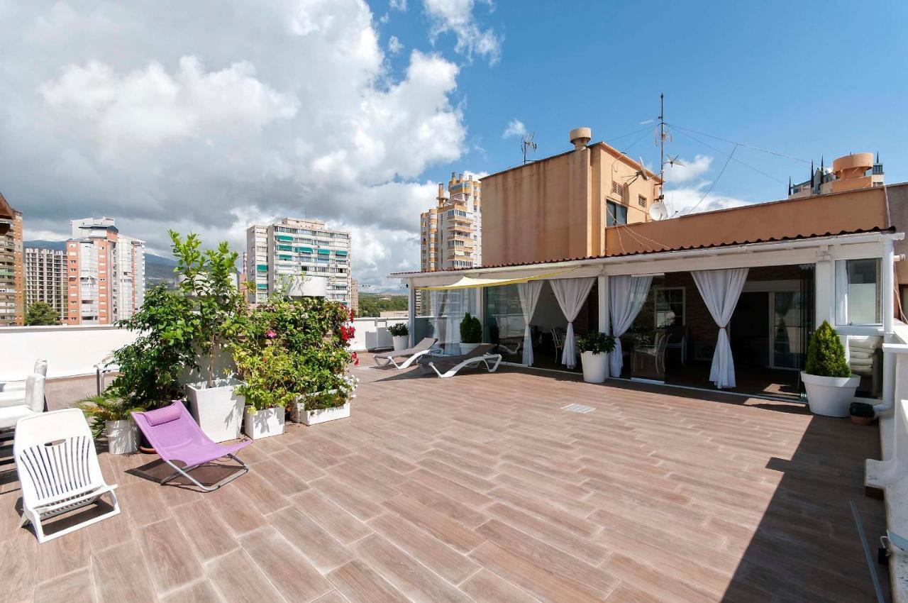 Апартаменти Atico Con Enorme Terraza Y Chill Out Particular Бенідорм Екстер'єр фото