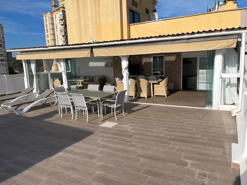 Апартаменти Atico Con Enorme Terraza Y Chill Out Particular Бенідорм Екстер'єр фото