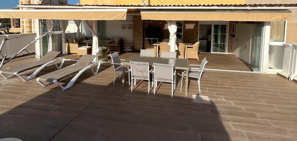 Апартаменти Atico Con Enorme Terraza Y Chill Out Particular Бенідорм Екстер'єр фото