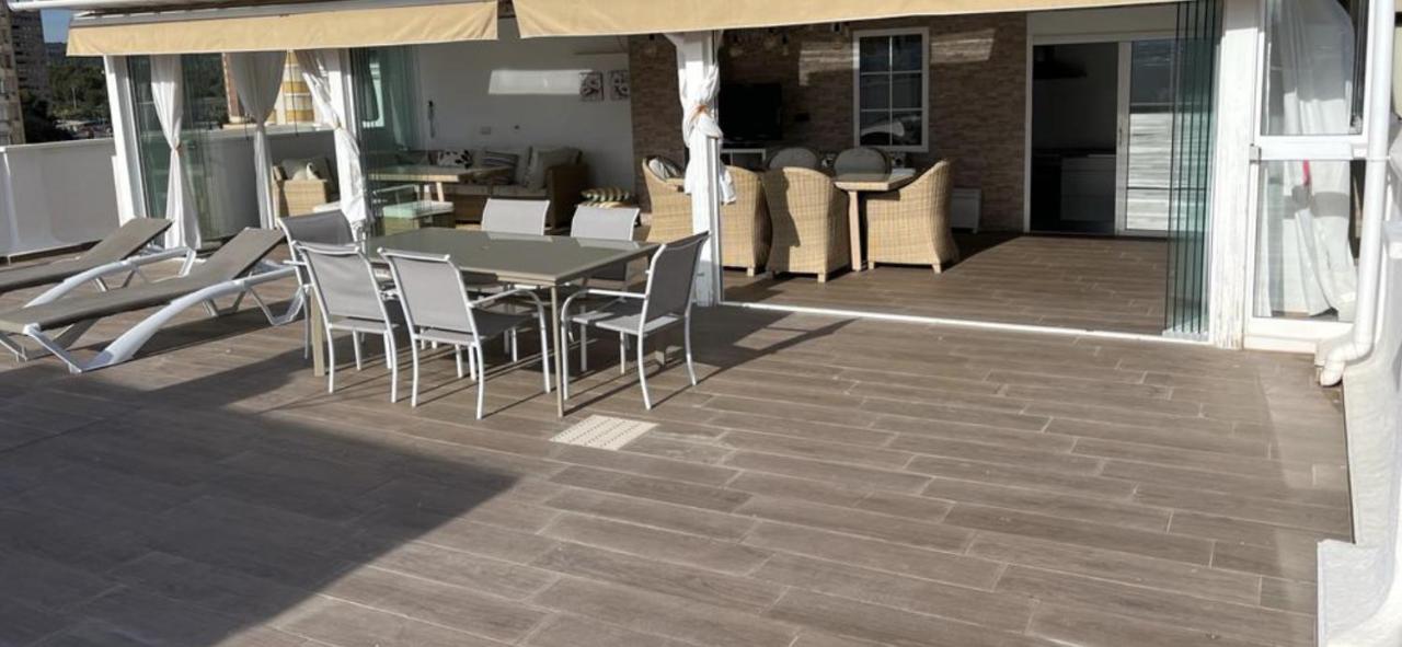 Апартаменти Atico Con Enorme Terraza Y Chill Out Particular Бенідорм Екстер'єр фото